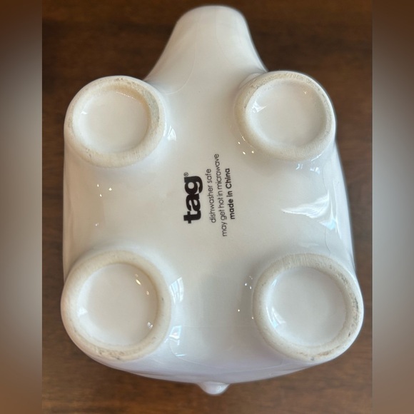 Tag Brand Elephant Coffee Cup - White Ceramic Some Flaws Please Review Pictures. - Picture 7 of 7